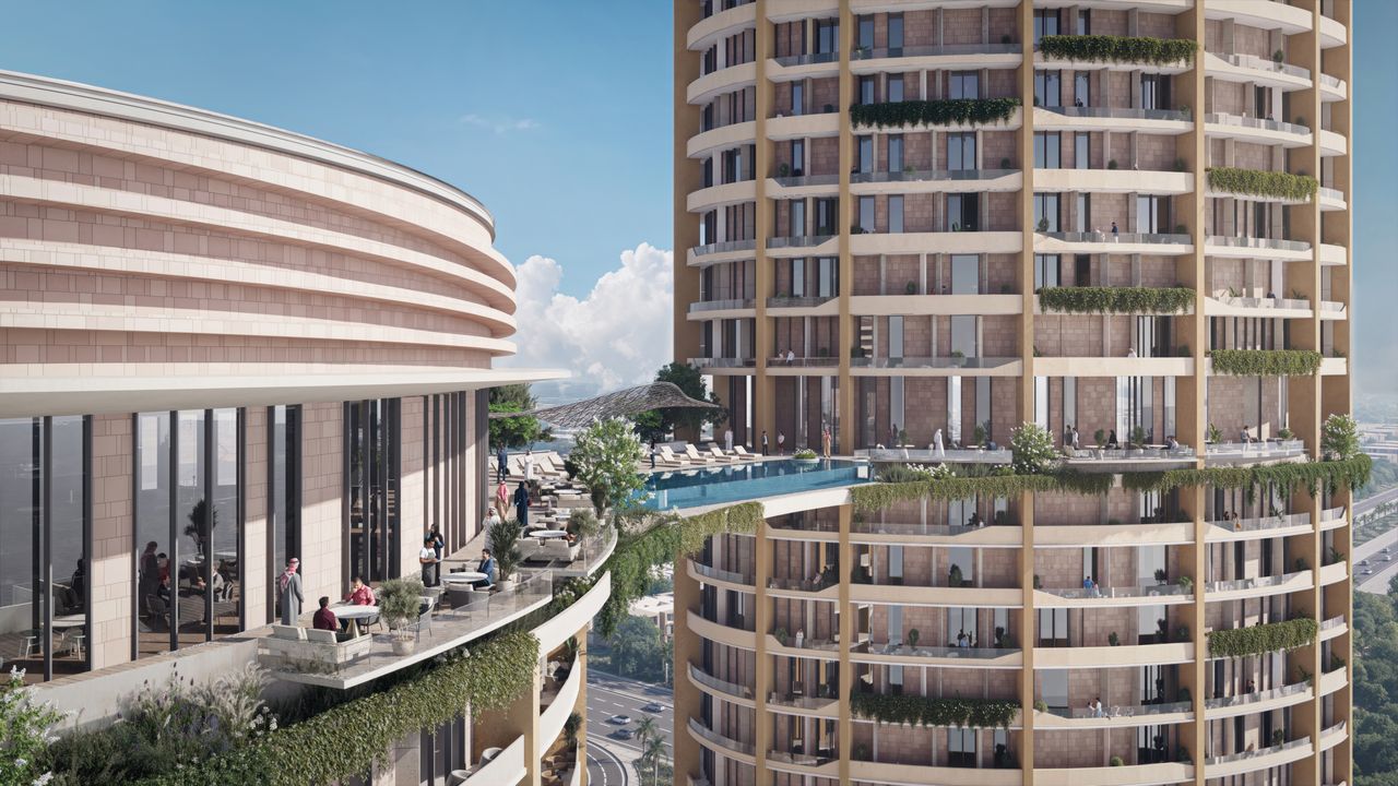 Curio Collection branded residences tower
